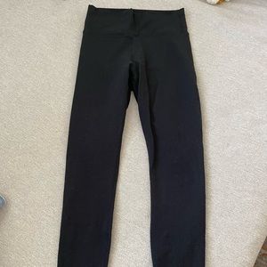 Fabletics High Rise Black Leggings - Full Length